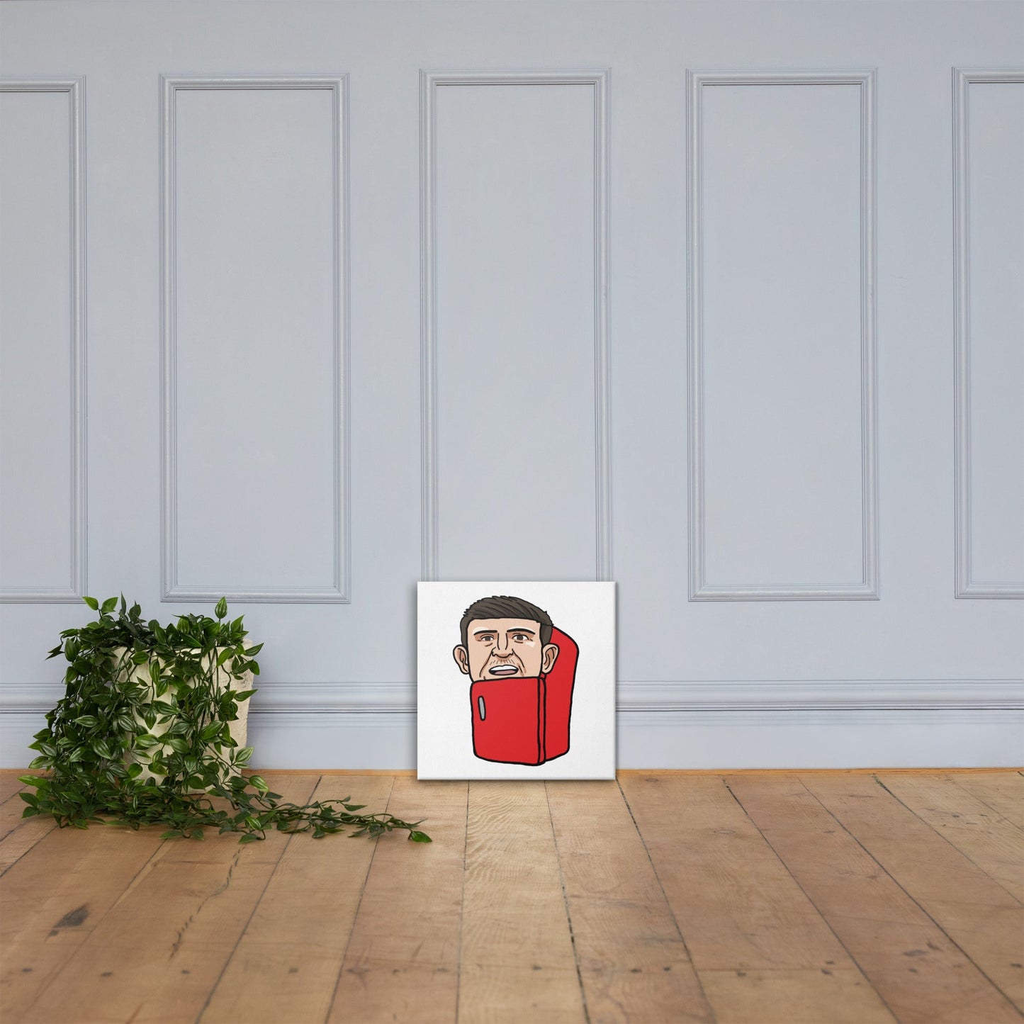 Harry ''The Fridge'' Maguire Canvas Canvas Football Harry Maguire Manchester United The Fridge Next Cult Brand