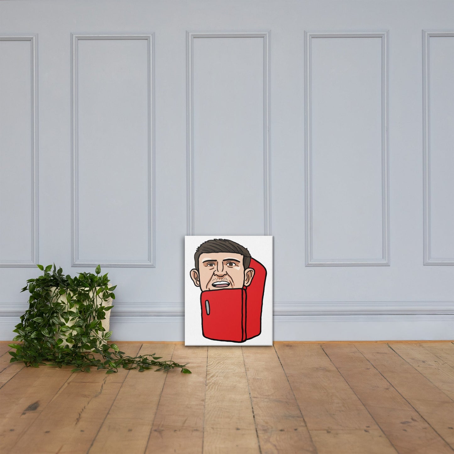 Harry ''The Fridge'' Maguire Canvas Canvas Football Harry Maguire Manchester United The Fridge Next Cult Brand