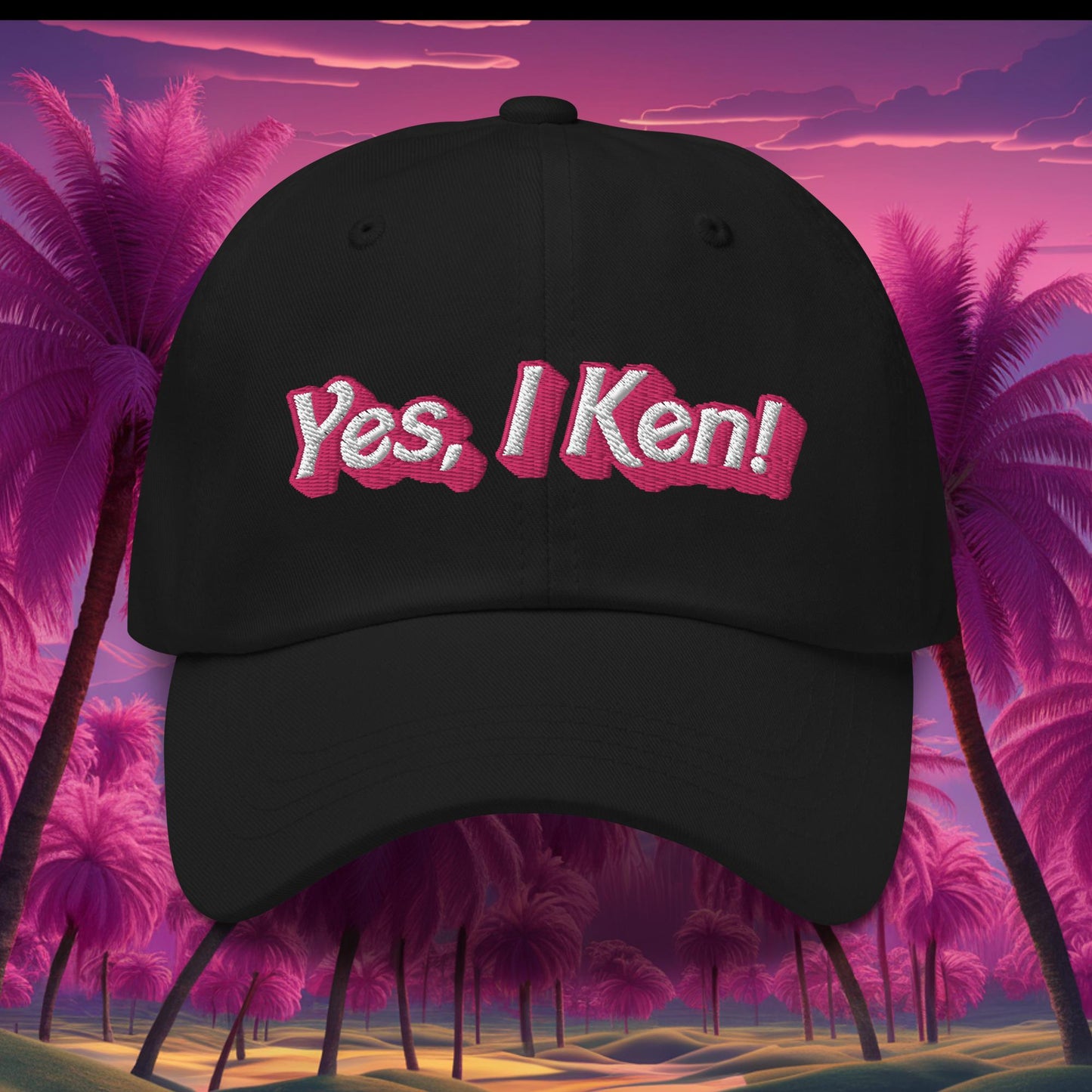 Yes I Ken Barbie Movie Dad hat Black Hats Barbie Ken Movies Next Cult Brand