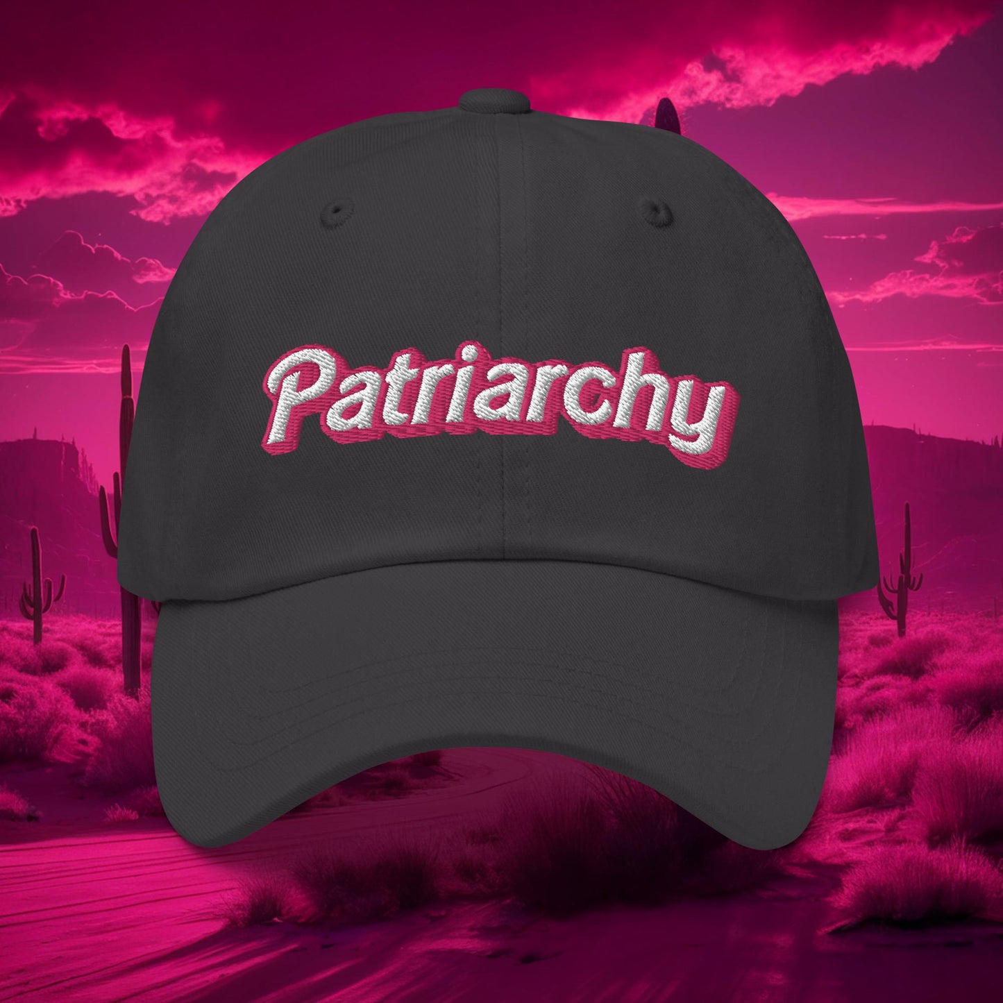 Patriarchy about horses Ken Barbie Movie Dad hat Dark Grey Hats Barbie Ken Movies Next Cult Brand