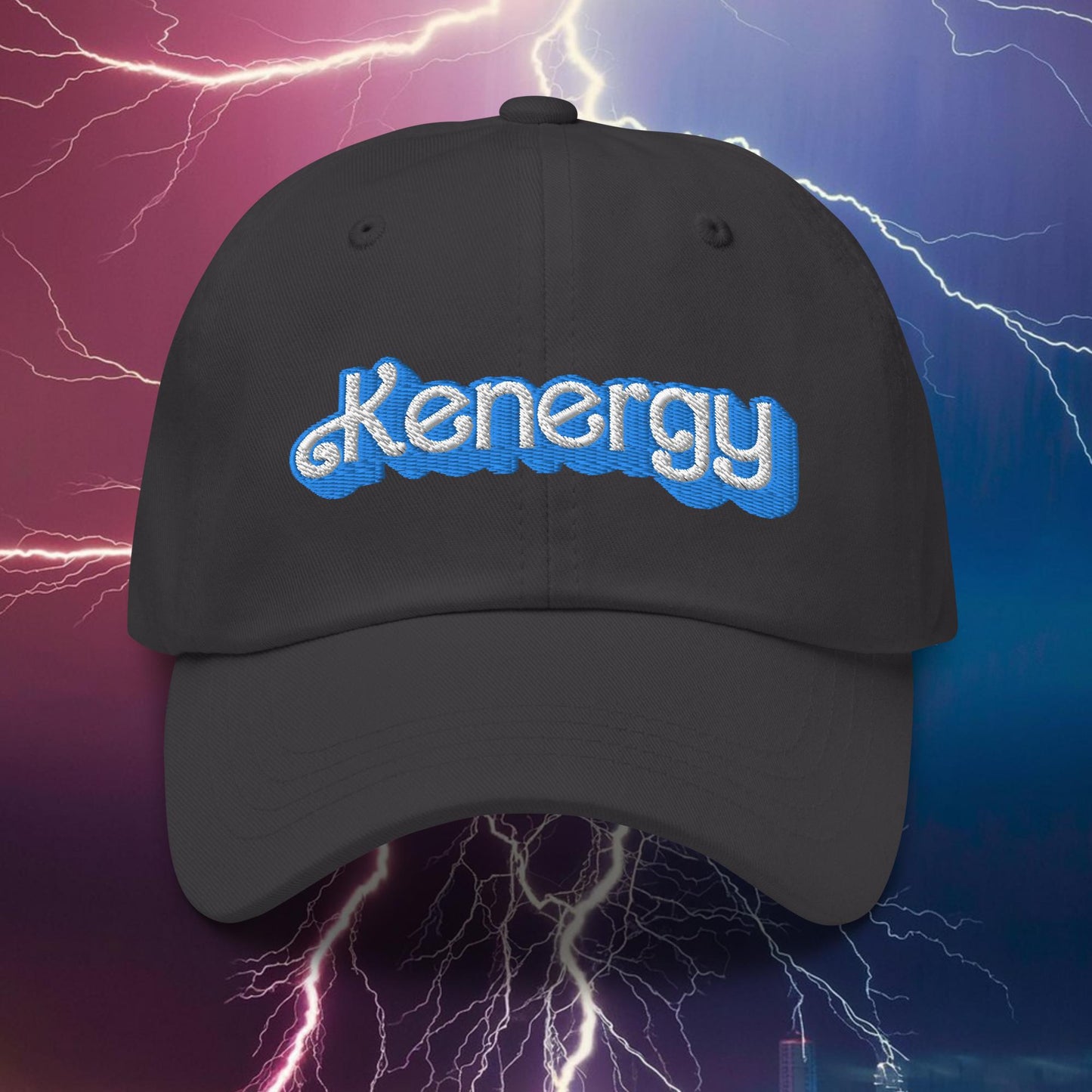 Kenergy Ken Barbie Movie Dad hat Dark Grey Hats Barbie Ken Kenergy Movies Next Cult Brand
