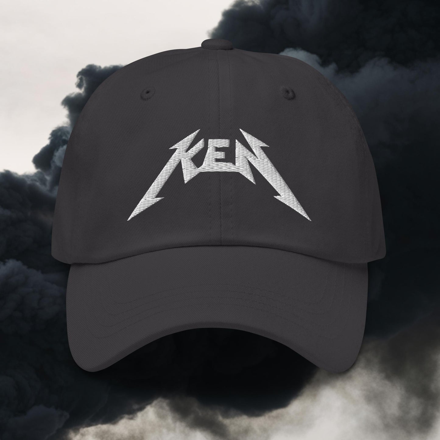 Rockstar Ken Barbie Movie Ryan Gosling Dad hat Dark Grey Hats Barbie Ken Movies Next Cult Brand
