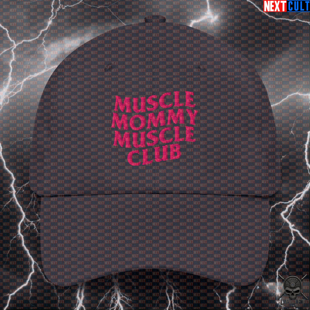 Muscle Mommy Muscle Club Cap for Gym Girls, Lifting, Workout & Fitness Dark Grey Next Cult Brand