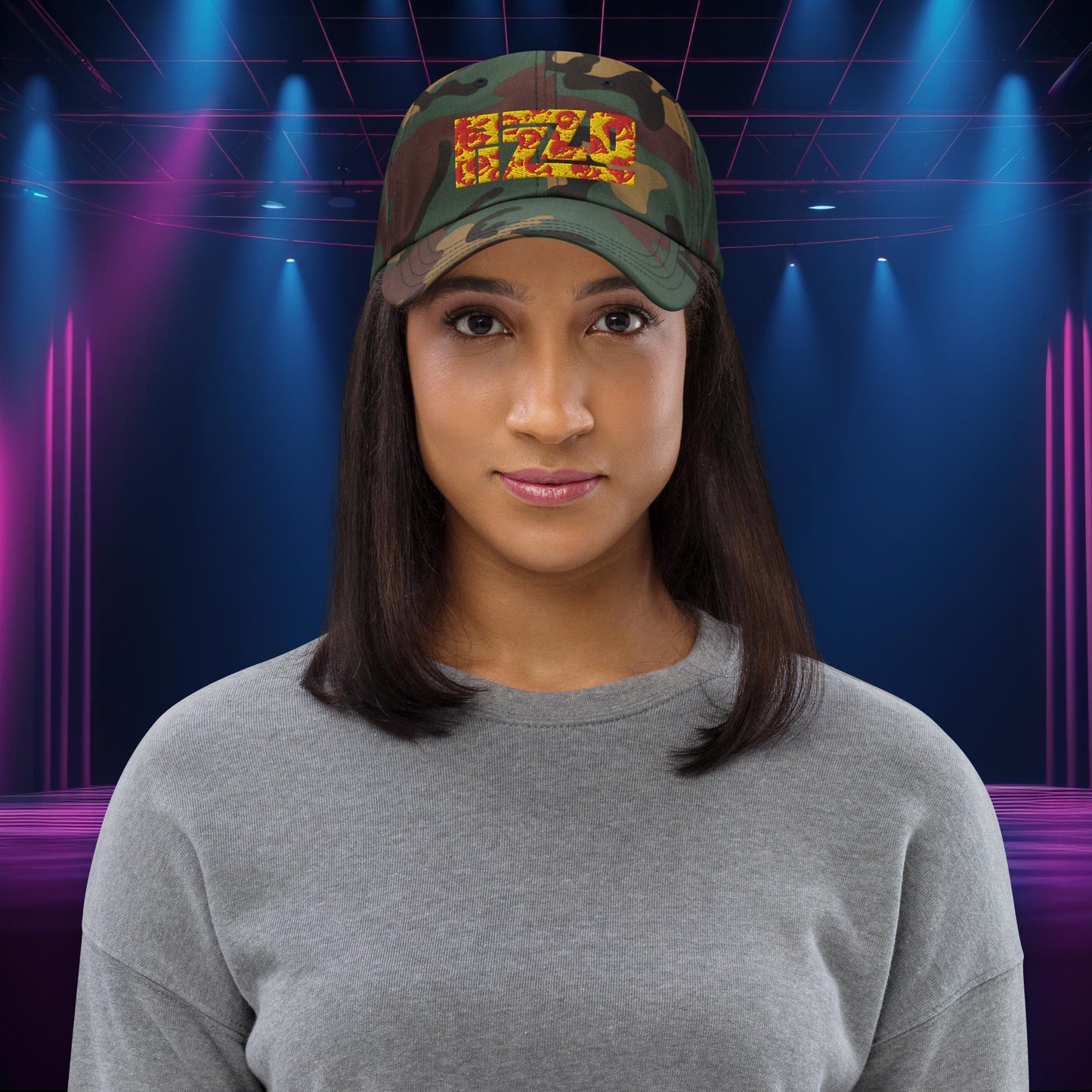 Pizzo Lizzo Pizza Lizzo Merch Lizzo Gift Song Lyrics Lizzo Dad hat Green Camo Hats Lizzo Music Next Cult Brand