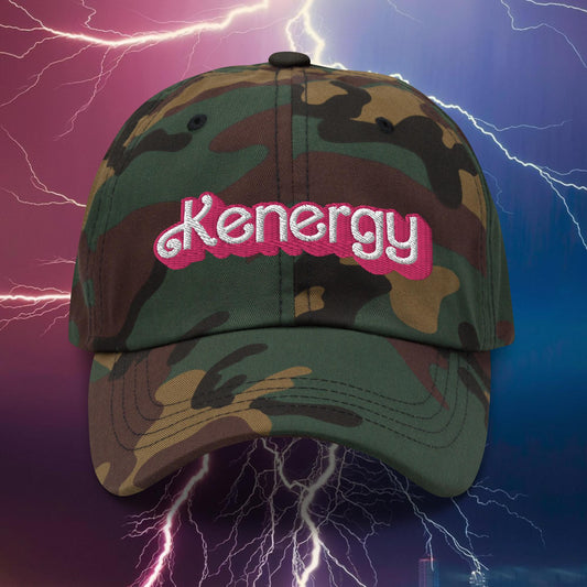 Kenergy Ken Barbie Movie Dad hat Green Camo Hats Barbie Ken Kenergy Movies Next Cult Brand