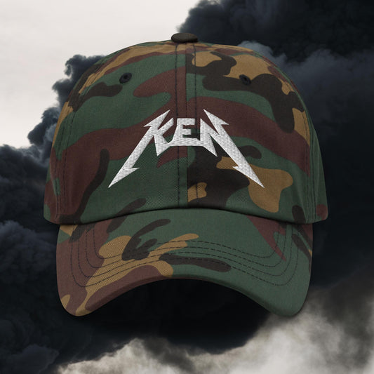 Rockstar Ken Barbie Movie Ryan Gosling Dad hat Green Camo Hats Barbie Ken Movies Next Cult Brand