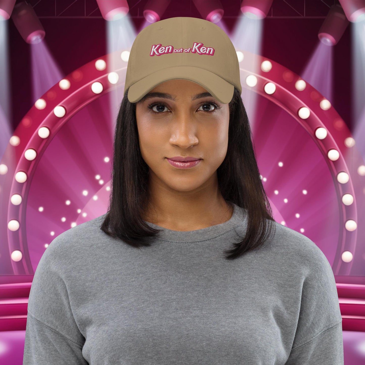 Ken out of Ken Barbie Movie Dad hat Khaki Hats Barbie Ken Movies Next Cult Brand
