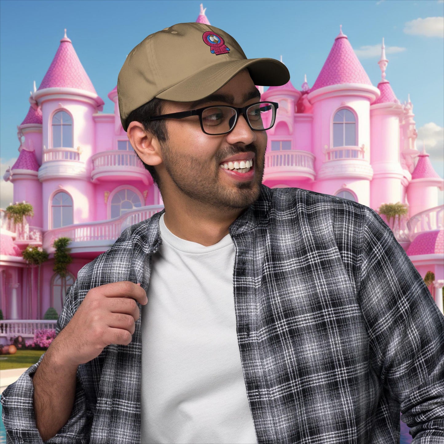 Kenny McCormick Ken Ryan Gosling Barbie South Park Kenny Dad hat Khaki Hats Barbie Ken Kenny Movies South Park TV Shows Next Cult Brand