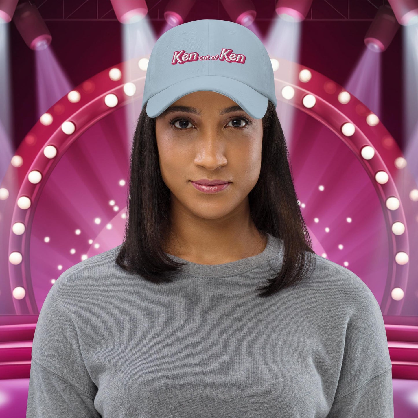 Ken out of Ken Barbie Movie Dad hat Light Blue Hats Barbie Ken Movies Next Cult Brand