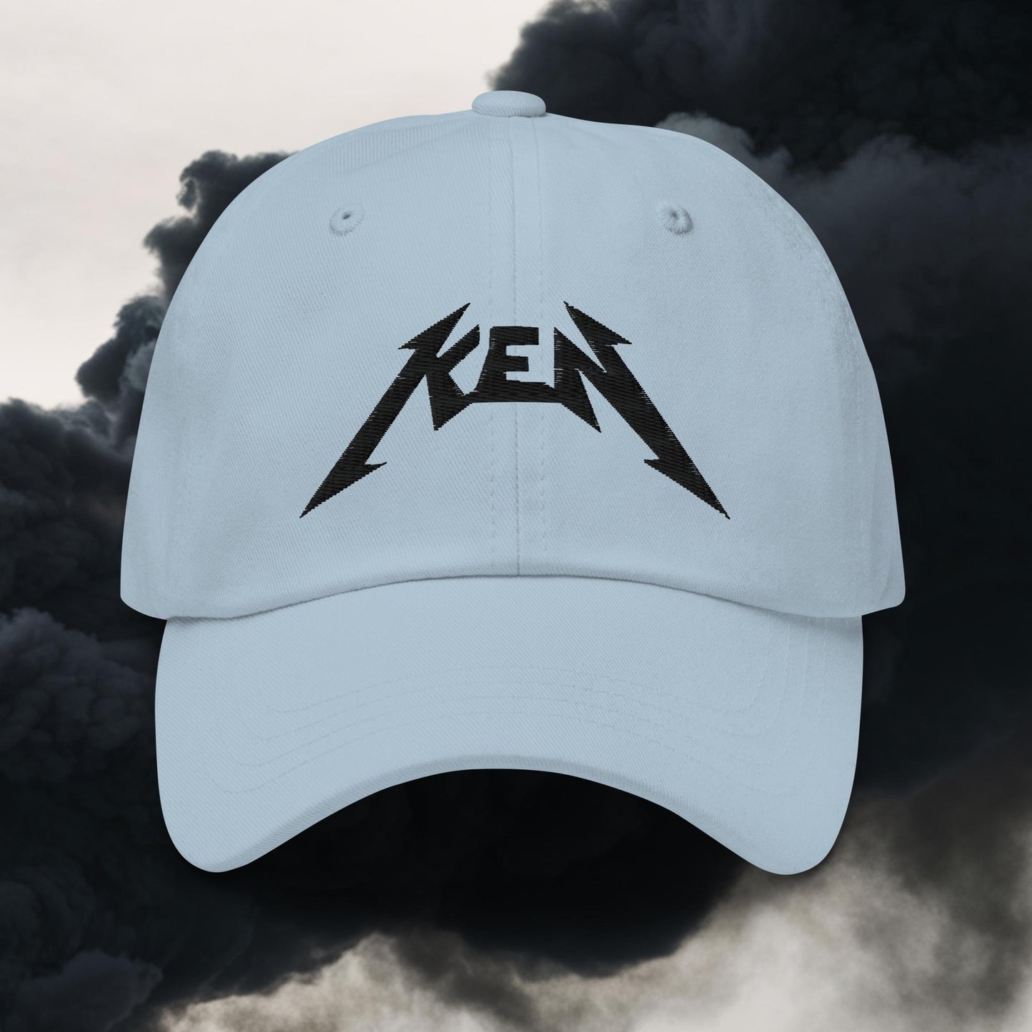 Rockstar Ken Barbie Movie Ryan Gosling Dad hat Light Blue Hats Barbie Ken Movies Next Cult Brand