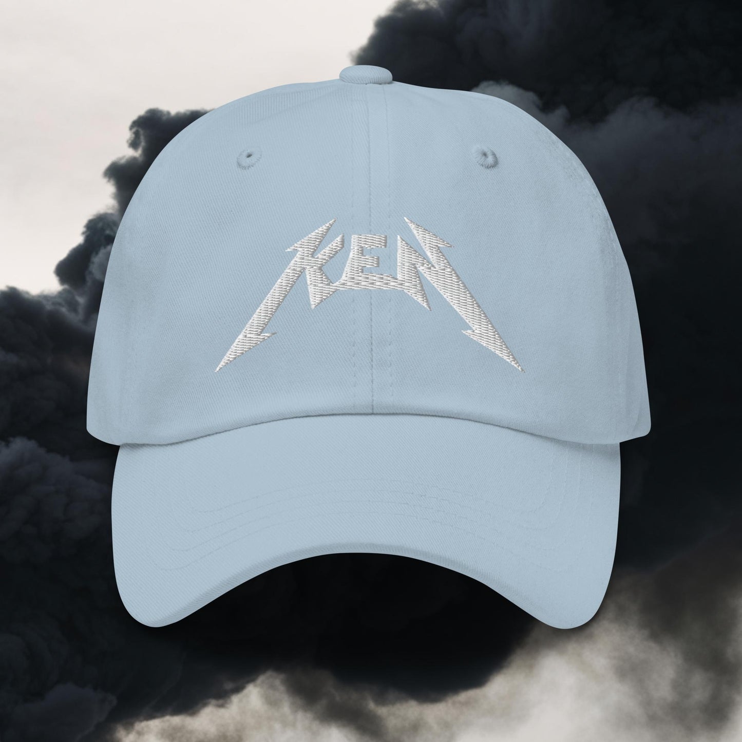 Rockstar Ken Barbie Movie Ryan Gosling Dad hat Light Blue Hats Barbie Ken Movies Next Cult Brand