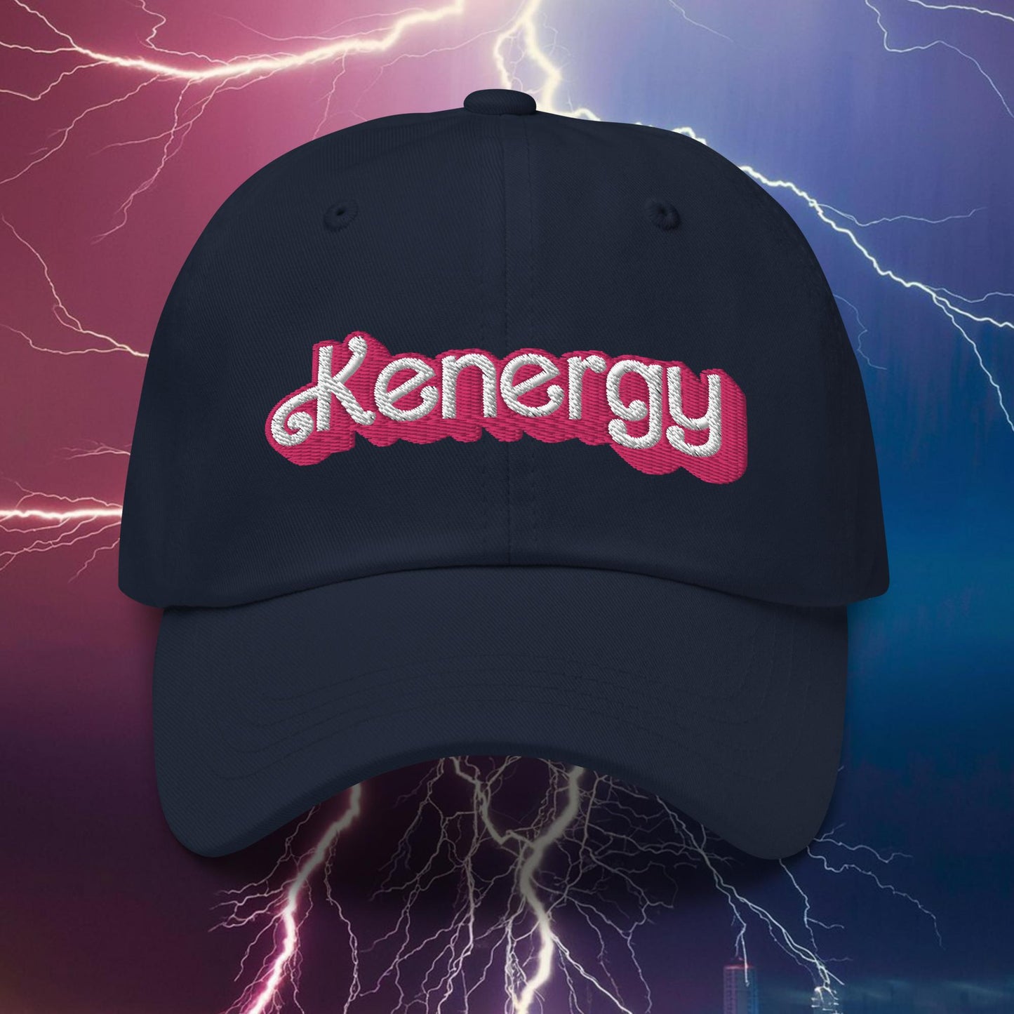 Kenergy Ken Barbie Movie Dad hat Navy Hats Barbie Ken Kenergy Movies Next Cult Brand