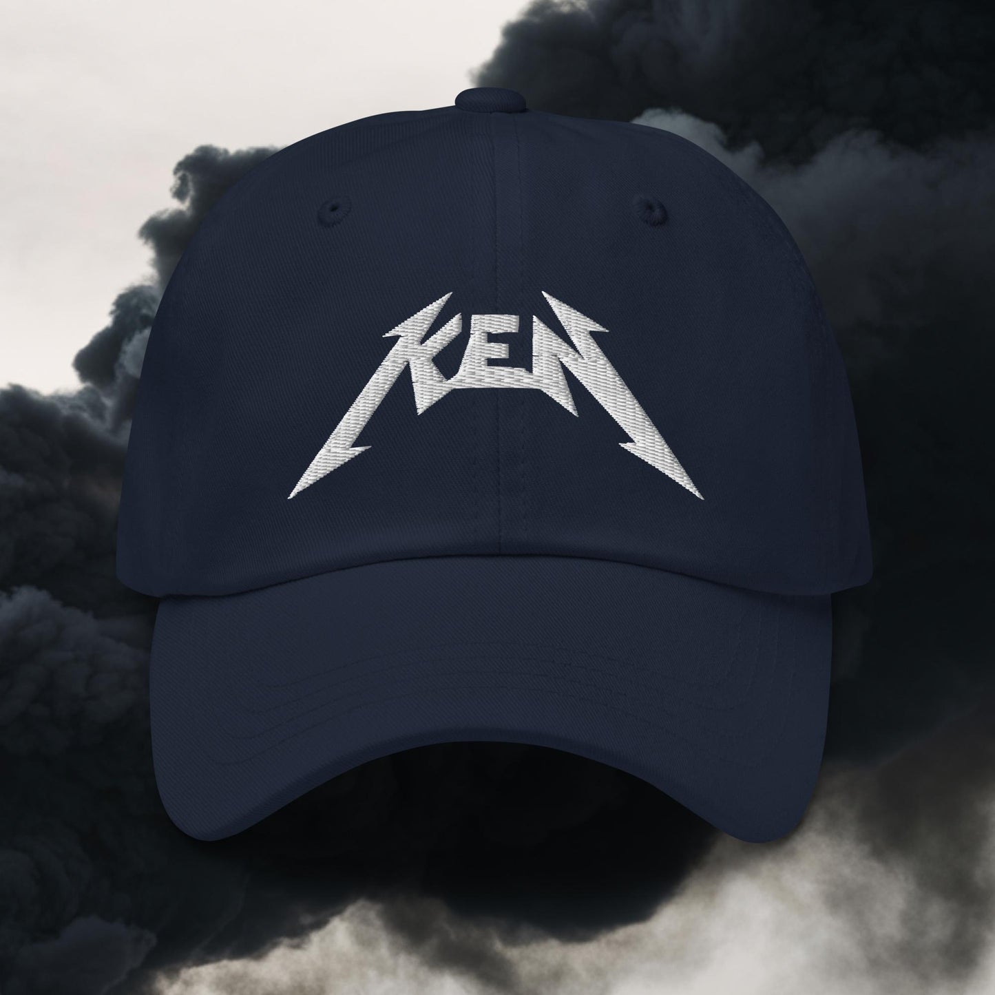 Rockstar Ken Barbie Movie Ryan Gosling Dad hat Navy Hats Barbie Ken Movies Next Cult Brand