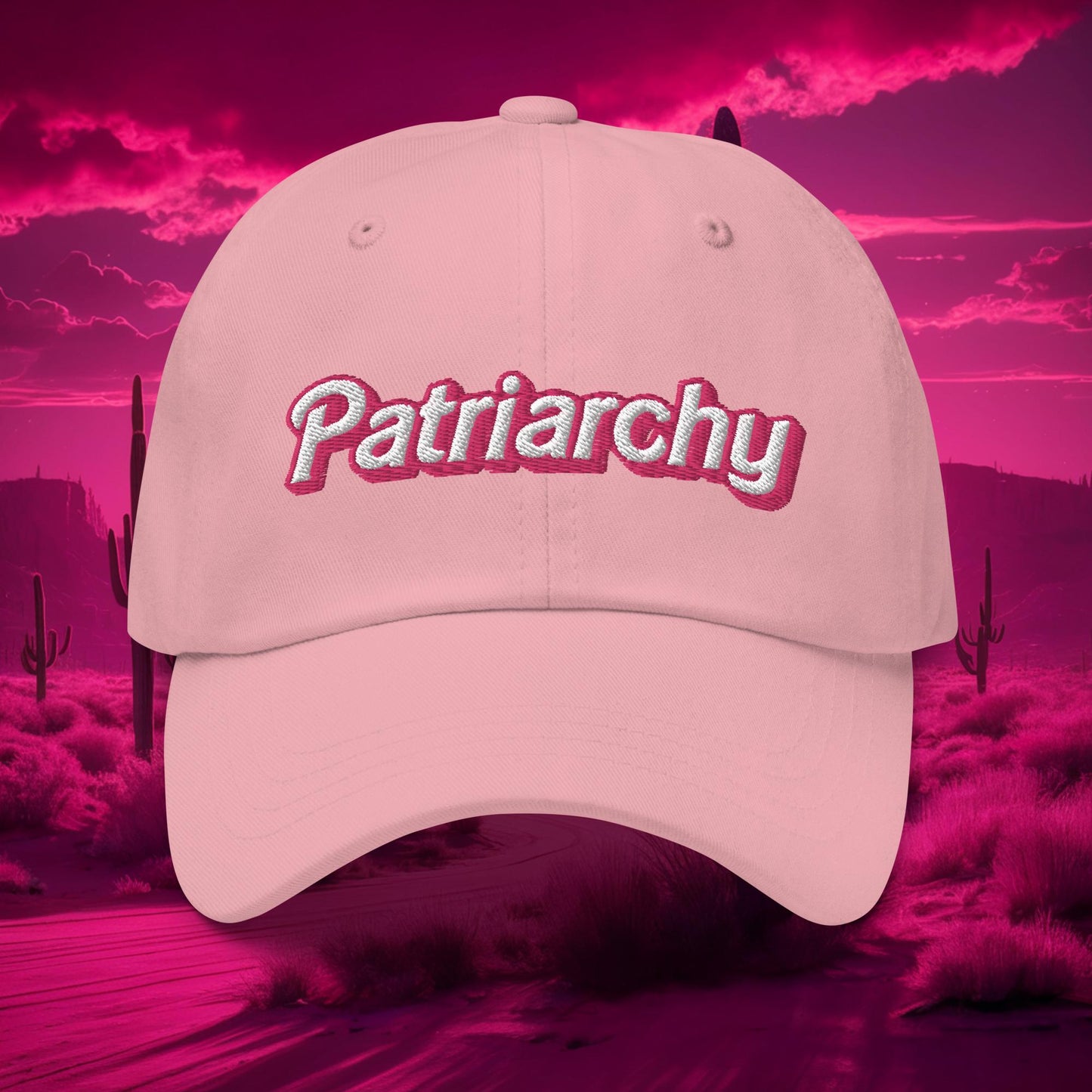 Patriarchy about horses Ken Barbie Movie Dad hat Pink Hats Barbie Ken Movies Next Cult Brand