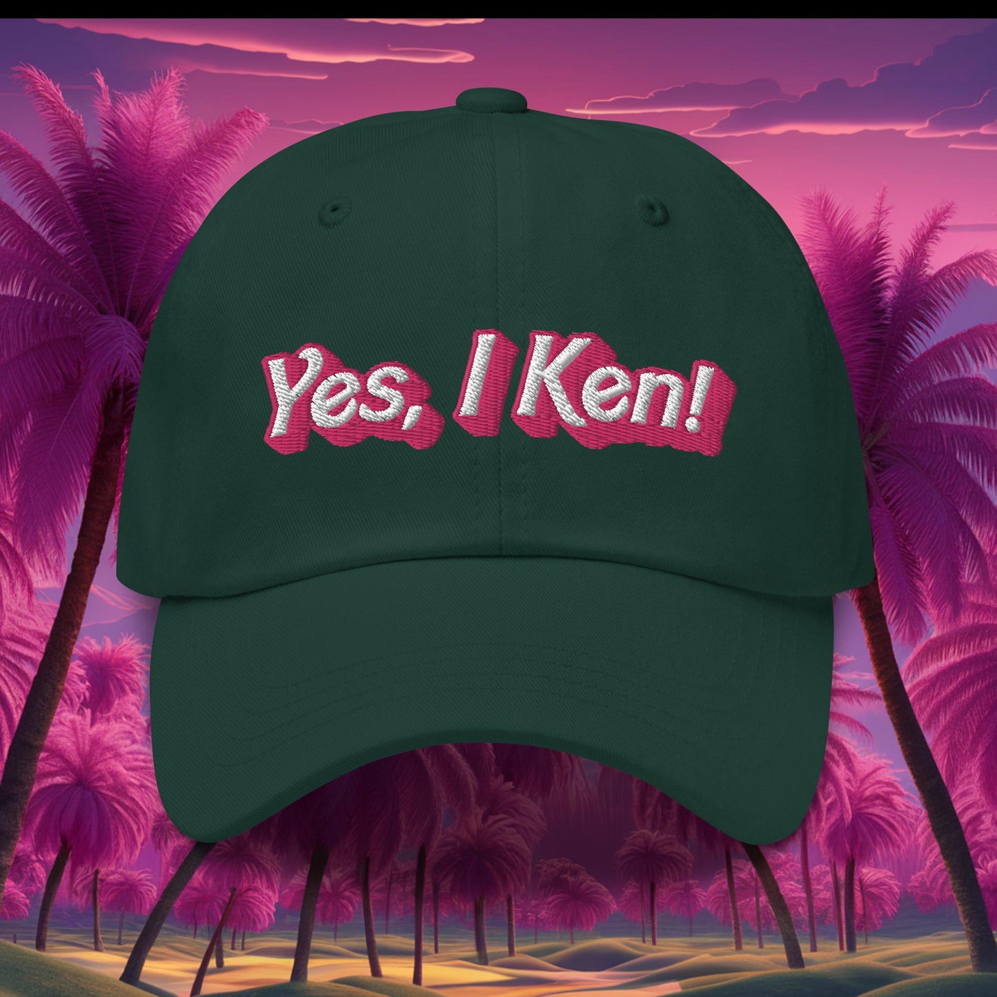 Yes I Ken Barbie Movie Dad hat Spruce Hats Barbie Ken Movies Next Cult Brand