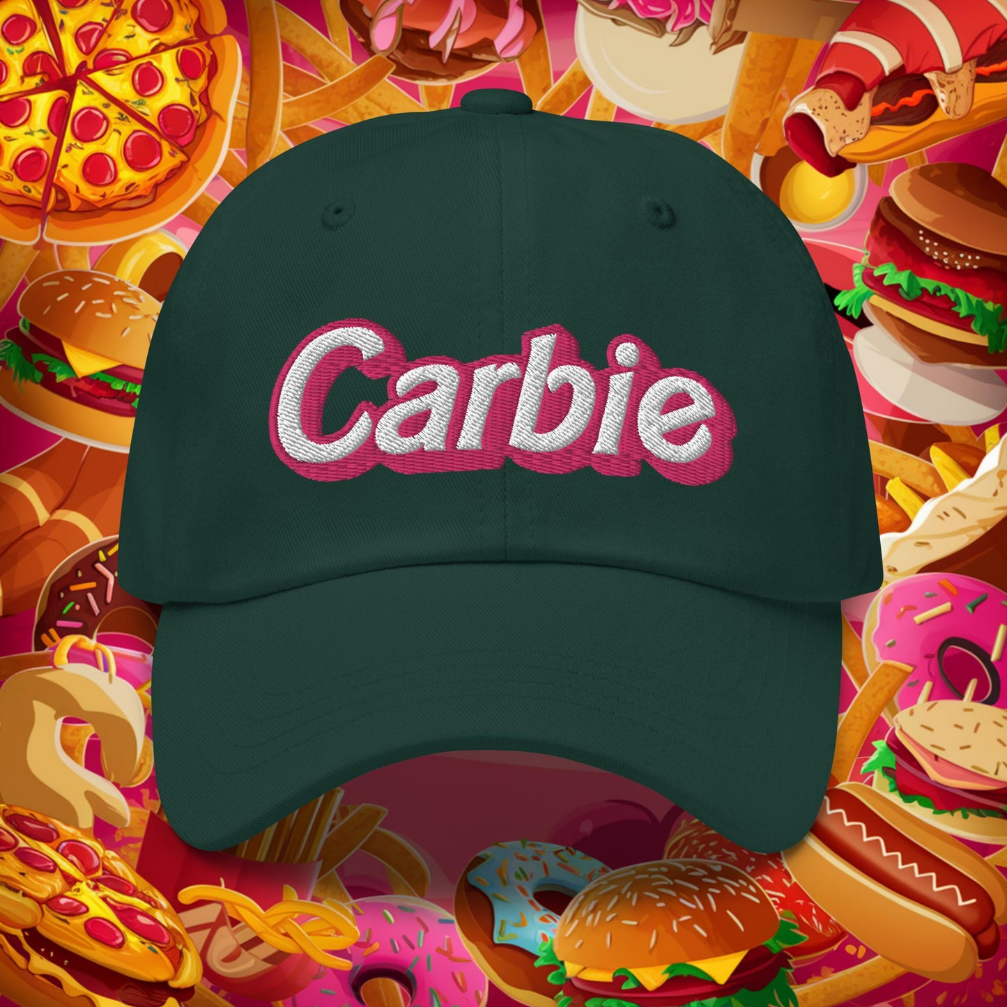 Carbie Barbie I Love Carbs Dad hat Spruce Hats Barbie Carbie Ken Movies Next Cult Brand