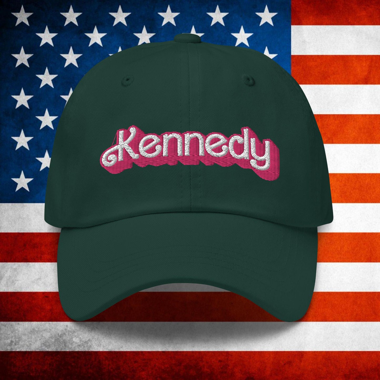 Kennedy JFK Conspiracy Ken Barbie Dad hat Spruce Hats Barbie Democrats JFK Ken Politics Next Cult Brand