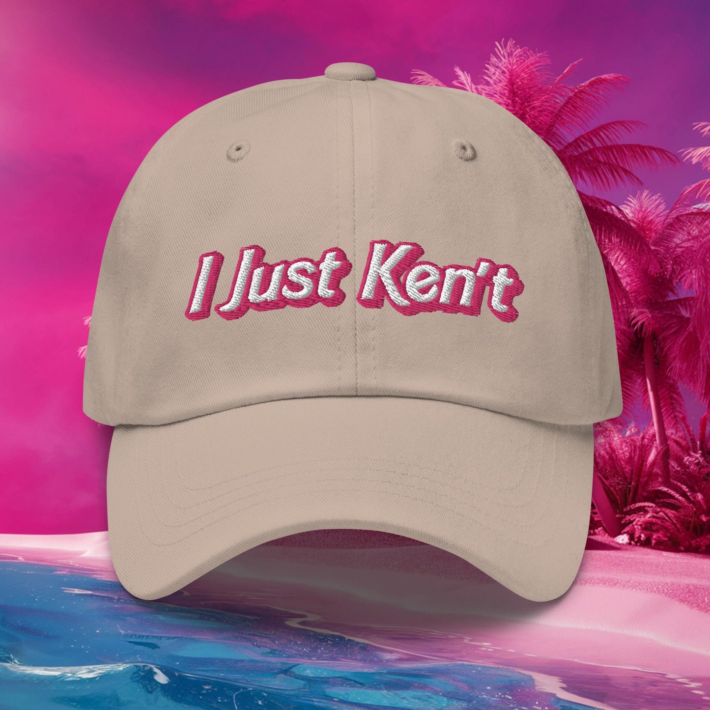 I Just Ken't Ken Barbie Movie Dad hat Stone Hats Barbie Ken Movies Next Cult Brand