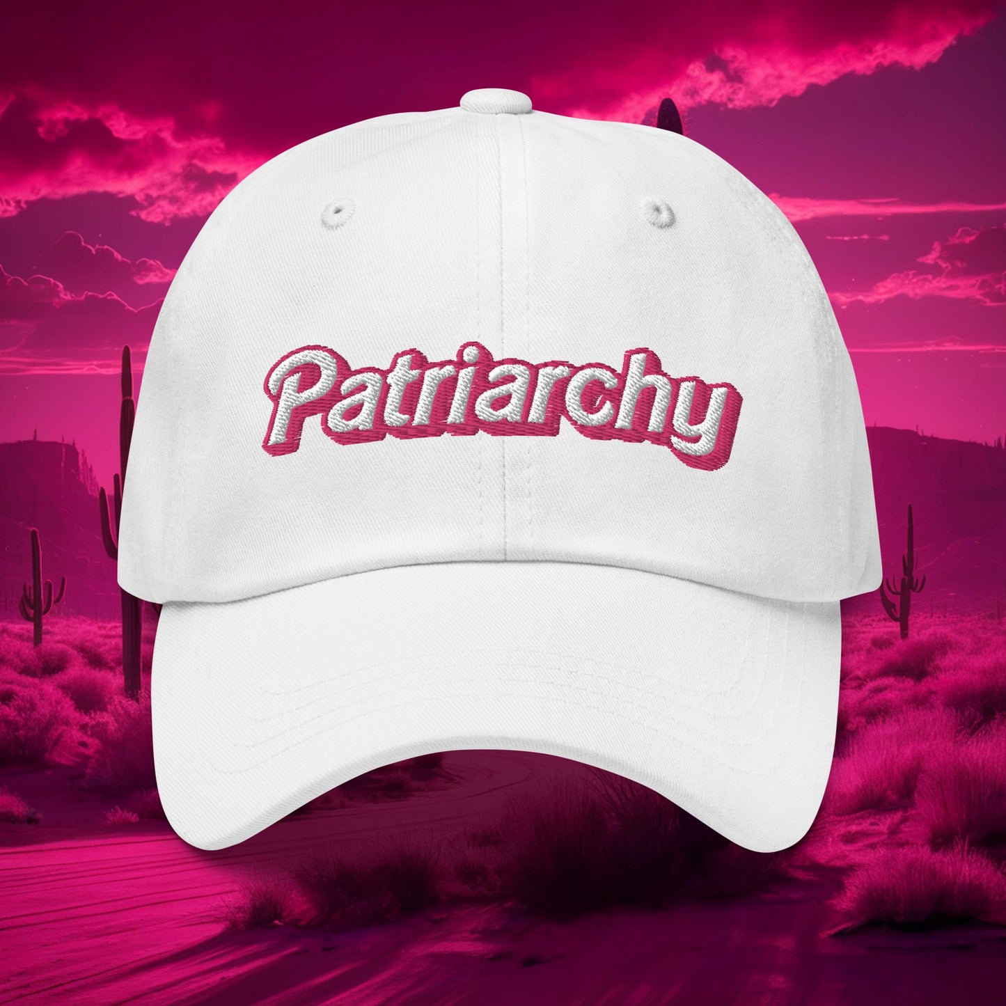 Patriarchy about horses Ken Barbie Movie Dad hat White Hats Barbie Ken Movies Next Cult Brand