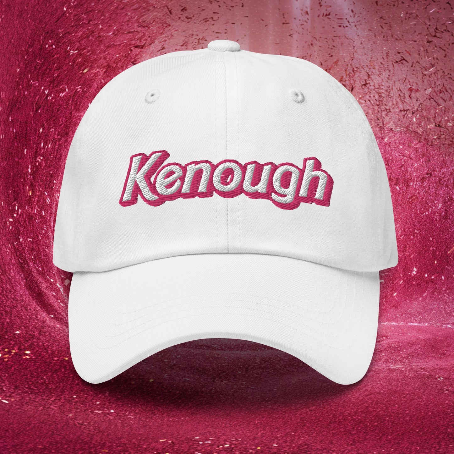 Kenough Ken Barbie Movie Dad hat White Hats Barbie Ken Movies Next Cult Brand