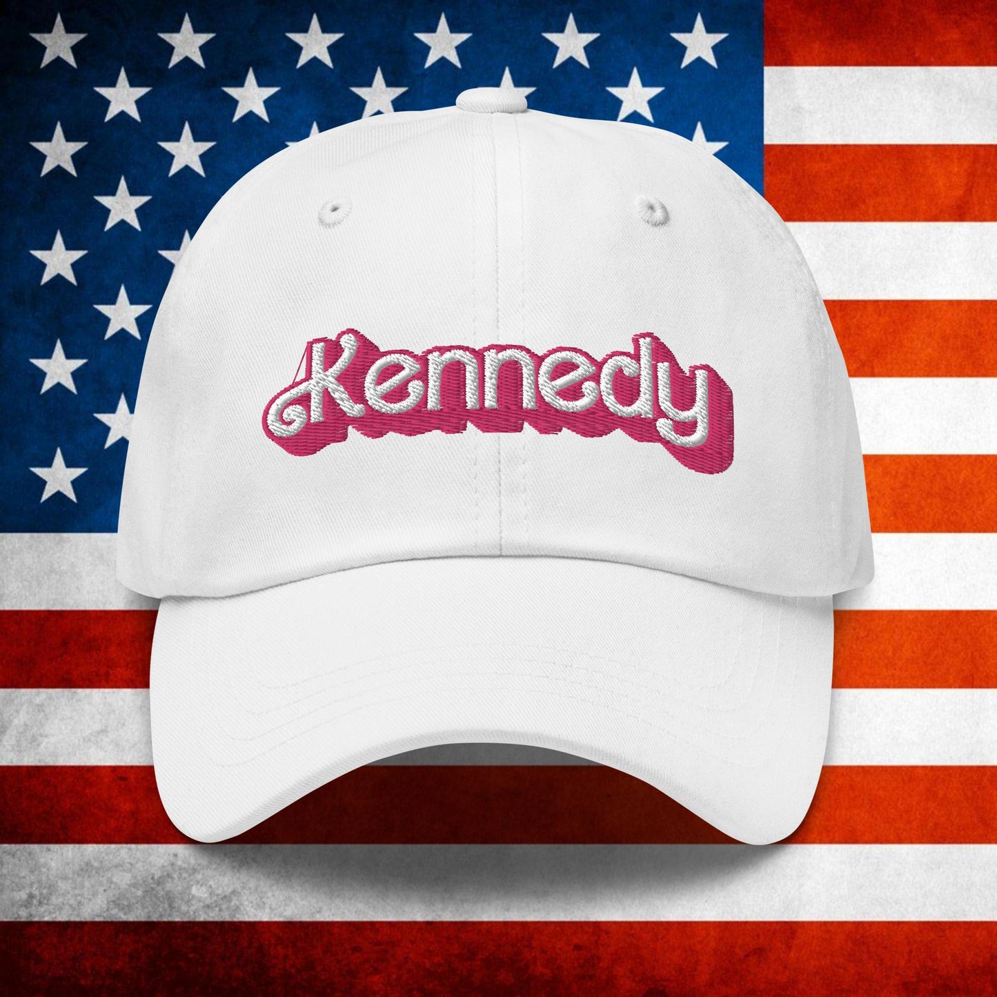 Kennedy JFK Conspiracy Ken Barbie Dad hat White Hats Barbie Democrats JFK Ken Politics Next Cult Brand