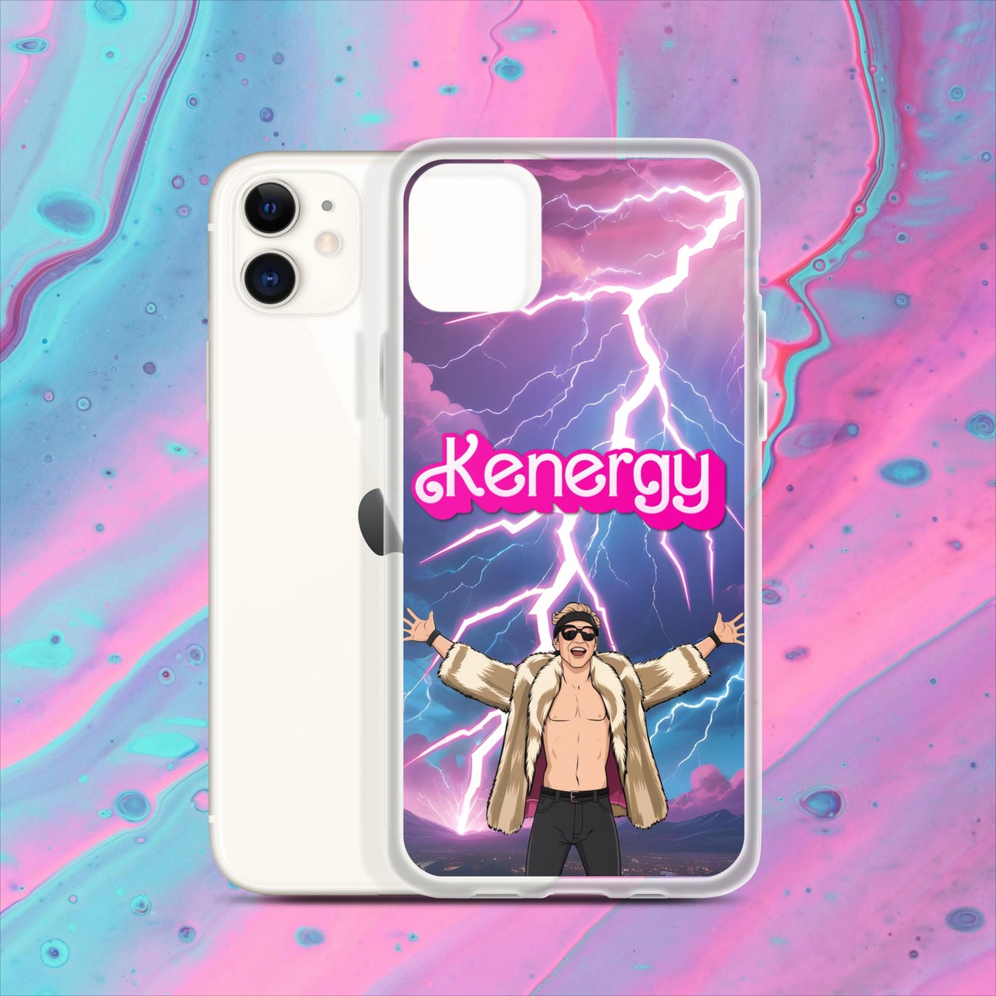 Kenergy Barbie Ryan Gosling Ken Clear Case for iPhone iPhone 11 Mobile Phone Cases Barbie Celebrities Ken Kenergy Movies Ryan Gosling Next Cult Brand