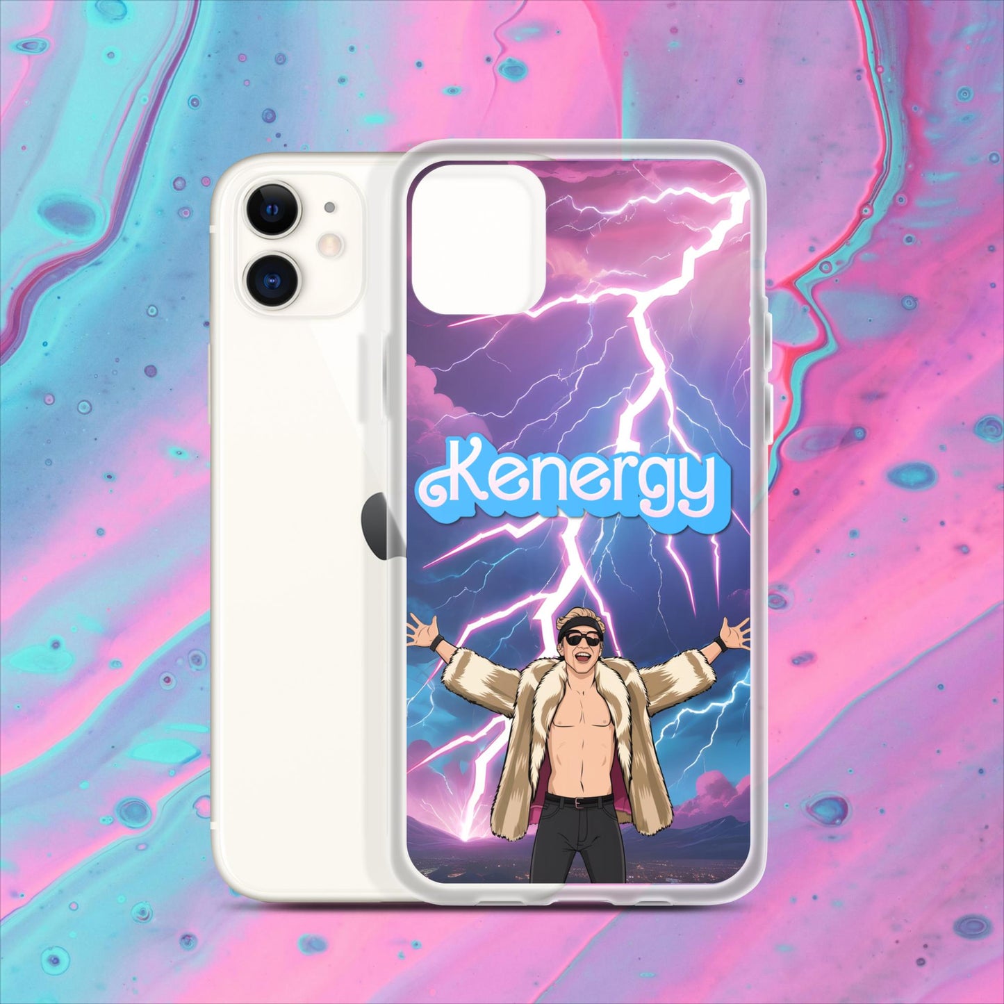 Kenergy Barbie Ryan Gosling Ken Clear Case for iPhone iPhone 11 Mobile Phone Cases Barbie Celebrities Ken Kenergy Movies Ryan Gosling Next Cult Brand