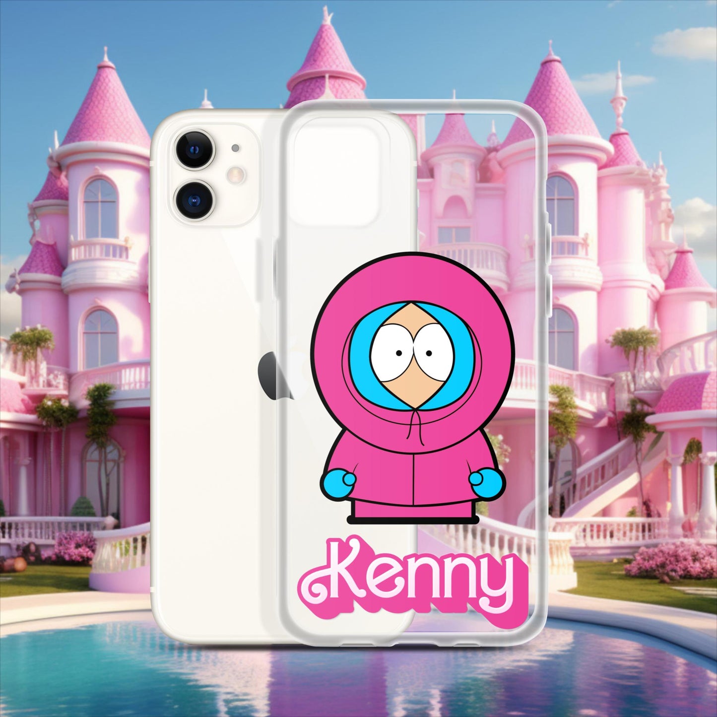 Kenny McCormick Ken Ryan Gosling Barbie South Park Kenny Clear Case for iPhone iPhone 11 Mobile Phone Cases Barbie Ken Kenny Movies South Park TV Shows Next Cult Brand