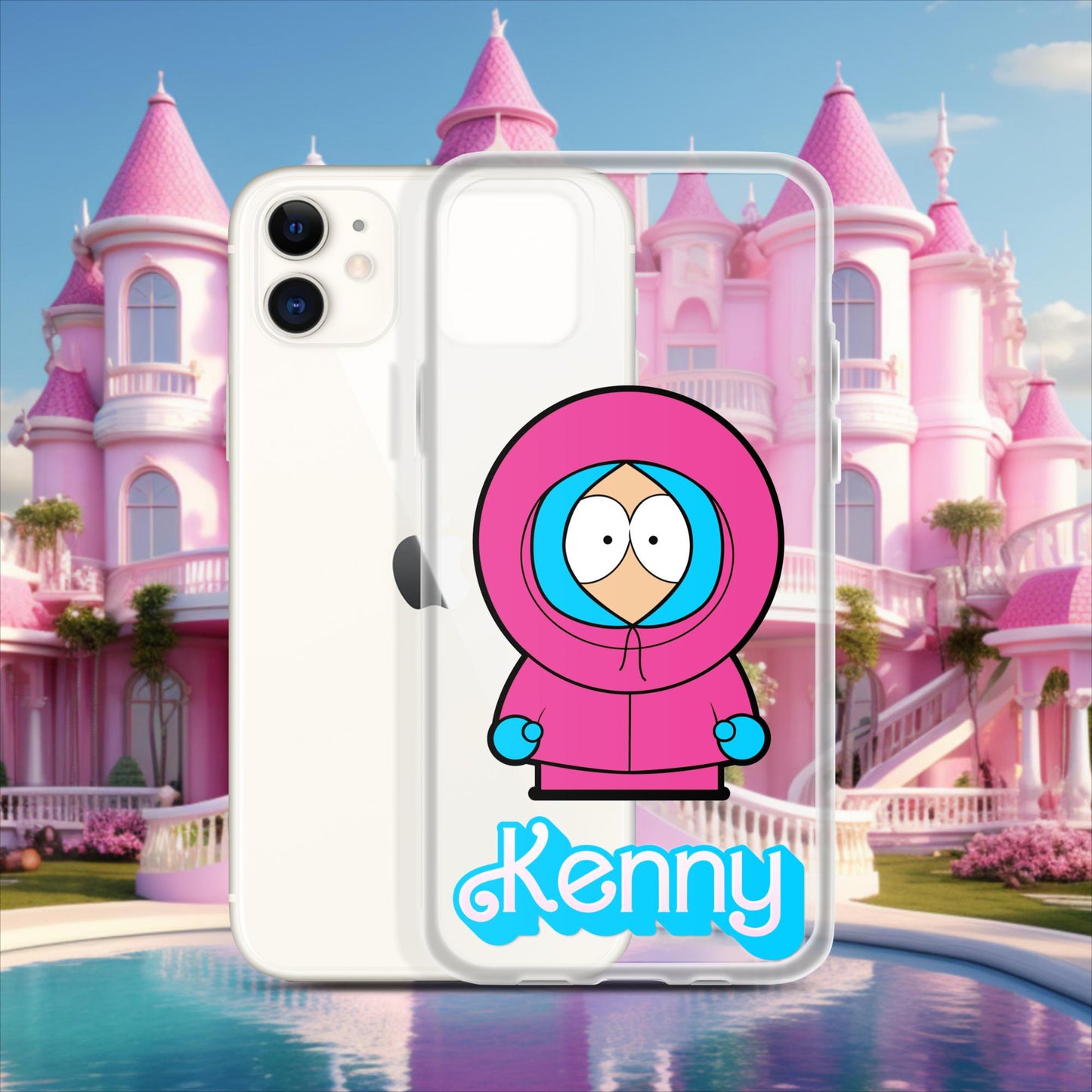 Kenny McCormick Ken Ryan Gosling Barbie South Park Kenny Clear Case for iPhone iPhone 11 Mobile Phone Cases Barbie Ken Kenny Movies South Park TV Shows Next Cult Brand