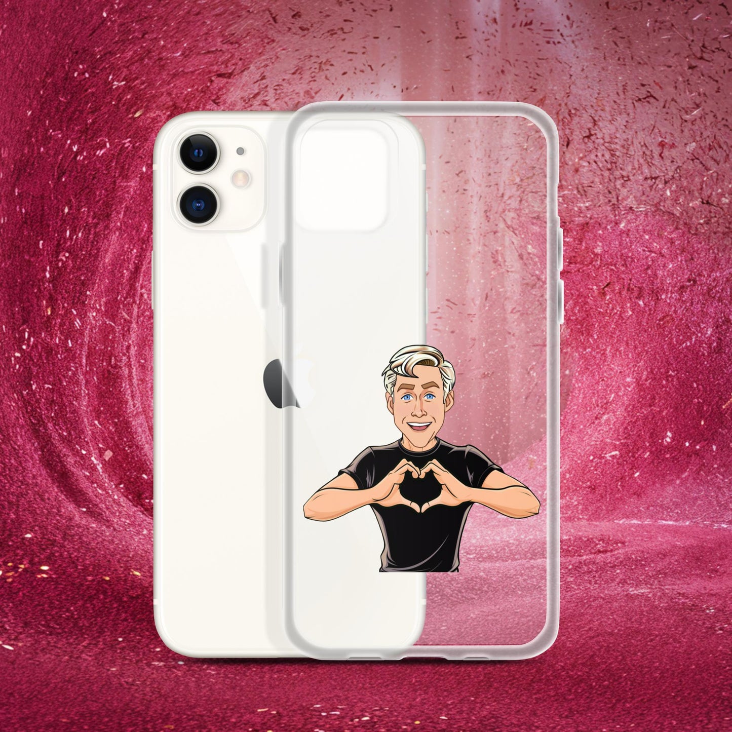I Love Ryan Gosling Ken Barbie Movie I am Kenough Clear Case for iPhone iPhone 11 Mobile Phone Cases Barbie Celebrities Ken Movies Ryan Gosling Next Cult Brand