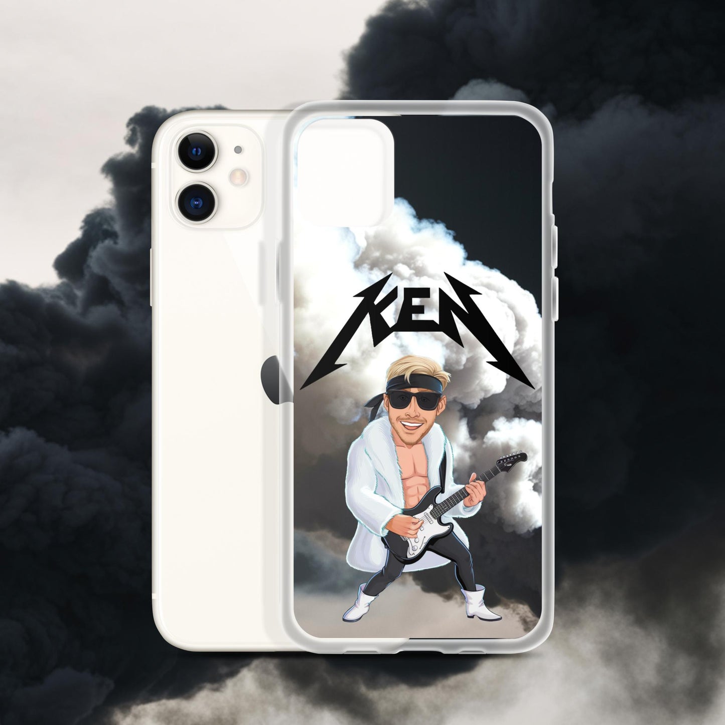 Rockstar Ken Barbie Movie Ryan Gosling Clear Case for iPhone iPhone 11 Mobile Phone Cases Barbie Celebrities Ken Movies Ryan Gosling Next Cult Brand