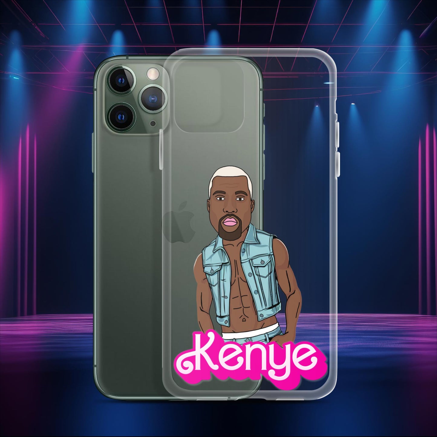 Kenye Barbie Ken Ryan Gosling Kanye West Clear Case for iPhone iPhone 11 Pro Mobile Phone Cases Barbie Kanye West Ken Movies Music Next Cult Brand