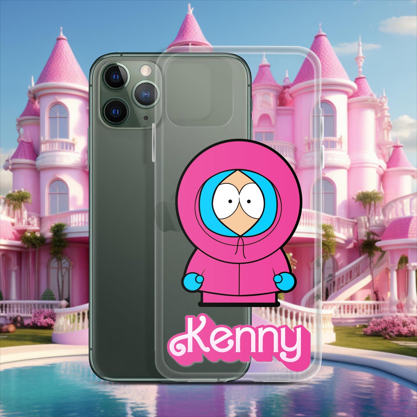 Kenny McCormick Ken Ryan Gosling Barbie South Park Kenny Clear Case for iPhone iPhone 11 Pro Mobile Phone Cases Barbie Ken Kenny Movies South Park TV Shows Next Cult Brand