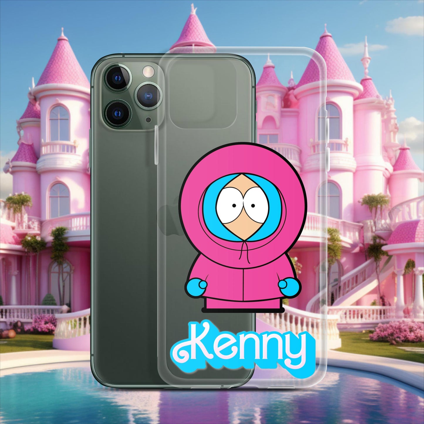 Kenny McCormick Ken Ryan Gosling Barbie South Park Kenny Clear Case for iPhone iPhone 11 Pro Mobile Phone Cases Barbie Ken Kenny Movies South Park TV Shows Next Cult Brand