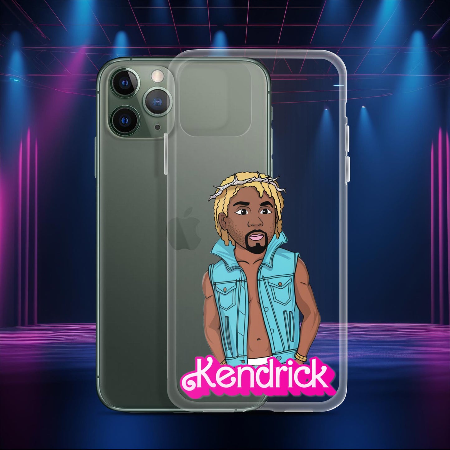 Kendrick Barbie Ken Ryan Gosling Kendrick Lamar Clear Case for iPhone iPhone 11 Pro Mobile Phone Cases Barbie Ken Kendrick Lamar Movies Music Next Cult Brand