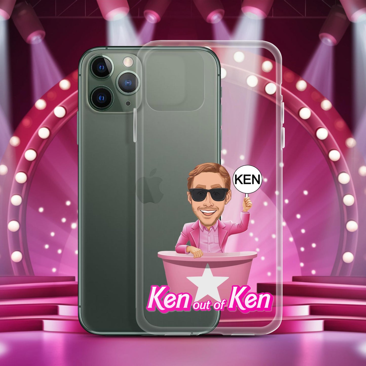 Ken out of Ken Ryan Gosling Barbie Movie Clear Case for iPhone iPhone 11 Pro Mobile Phone Cases Barbie Celebrities Ken Movies Ryan Gosling Next Cult Brand