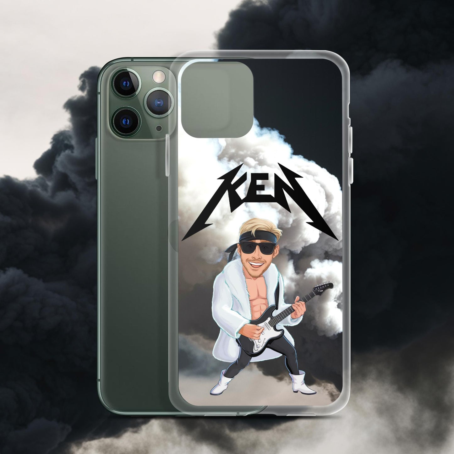 Rockstar Ken Barbie Movie Ryan Gosling Clear Case for iPhone iPhone 11 Pro Mobile Phone Cases Barbie Celebrities Ken Movies Ryan Gosling Next Cult Brand