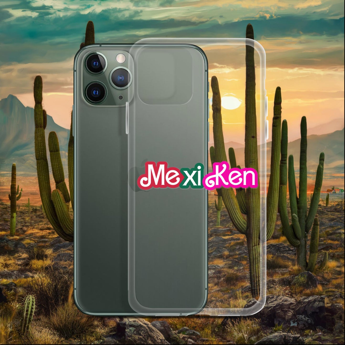 MexiKen Ken Barbie Mexico Mexican Mexicana Latino Latina Latinx Clear Case for iPhone iPhone 11 Pro Mobile Phone Cases Barbie Ken Mexico Movies Next Cult Brand