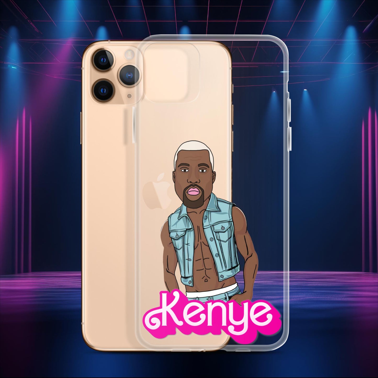 Kenye Barbie Ken Ryan Gosling Kanye West Clear Case for iPhone iPhone 11 Pro Max Mobile Phone Cases Barbie Kanye West Ken Movies Music Next Cult Brand