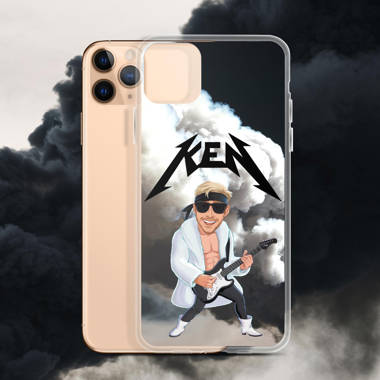 Rockstar Ken Barbie Movie Ryan Gosling Clear Case for iPhone iPhone 11 Pro Max Mobile Phone Cases Barbie Celebrities Ken Movies Ryan Gosling Next Cult Brand