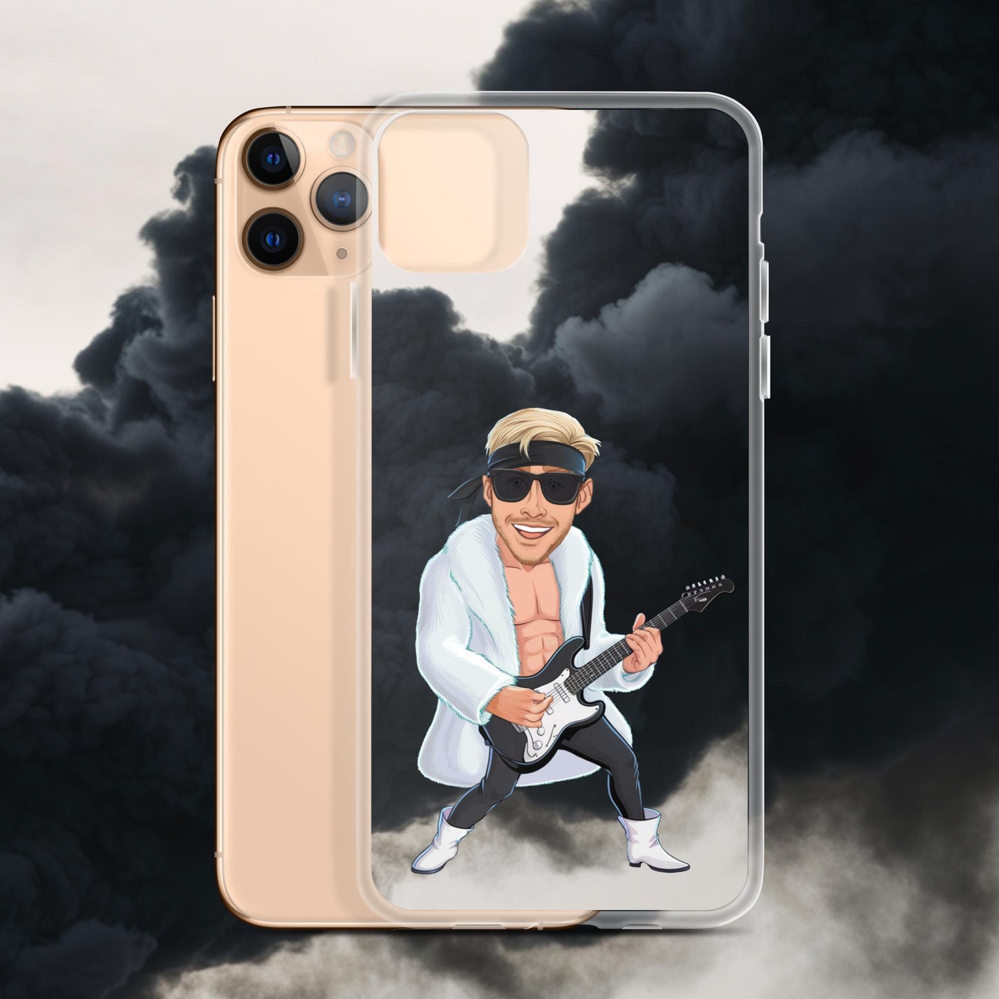 Rockstar Ken Barbie Movie Ryan Gosling Clear Case for iPhone iPhone 11 Pro Max Mobile Phone Cases Barbie Celebrities Ken Movies Music Rock Music Ryan Gosling Next Cult Brand
