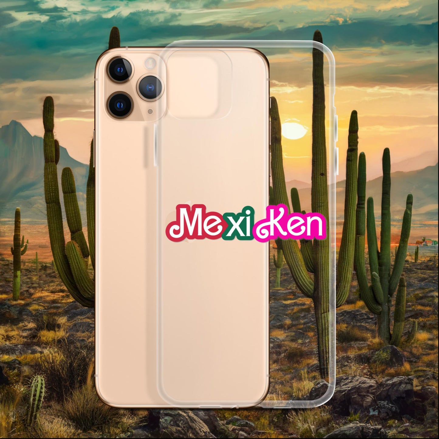 MexiKen Ken Barbie Mexico Mexican Mexicana Latino Latina Latinx Clear Case for iPhone iPhone 11 Pro Max Mobile Phone Cases Barbie Ken Mexico Movies Next Cult Brand