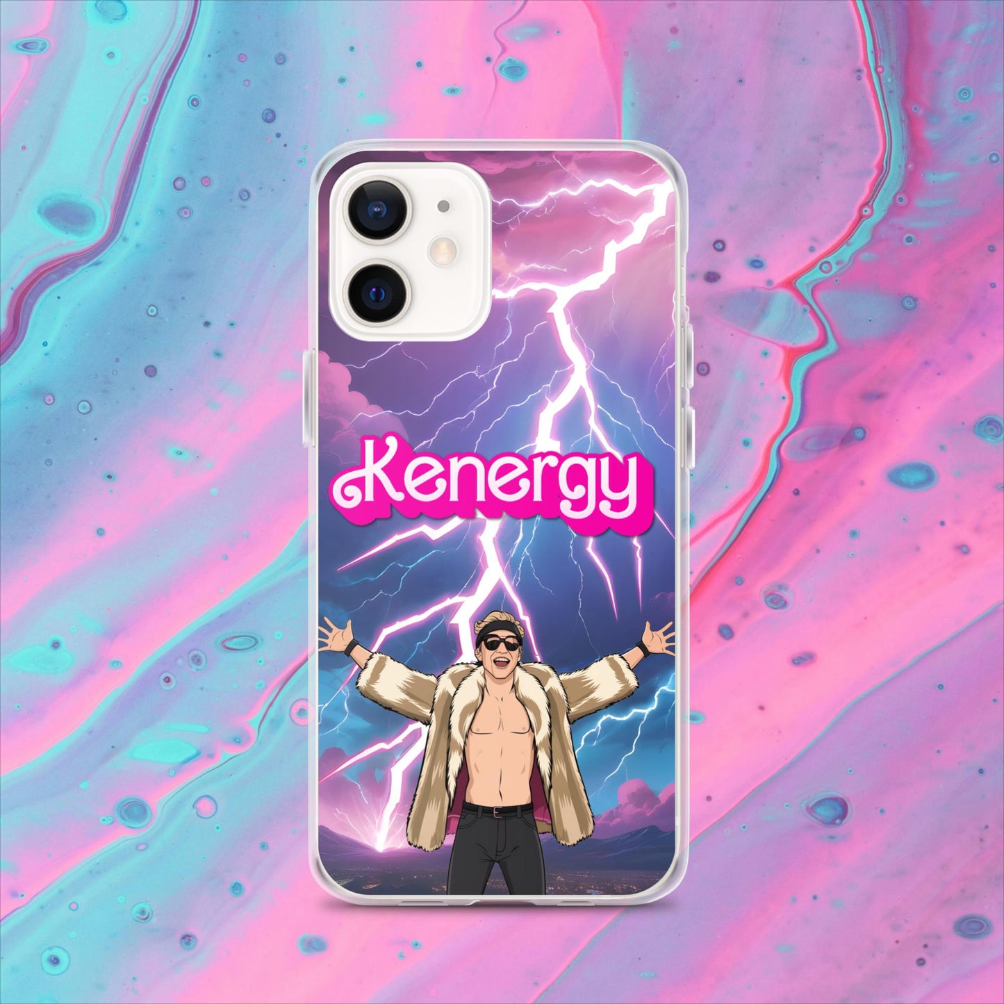 Kenergy Barbie Ryan Gosling Ken Clear Case for iPhone iPhone 12 Mobile Phone Cases Barbie Celebrities Ken Kenergy Movies Ryan Gosling Next Cult Brand