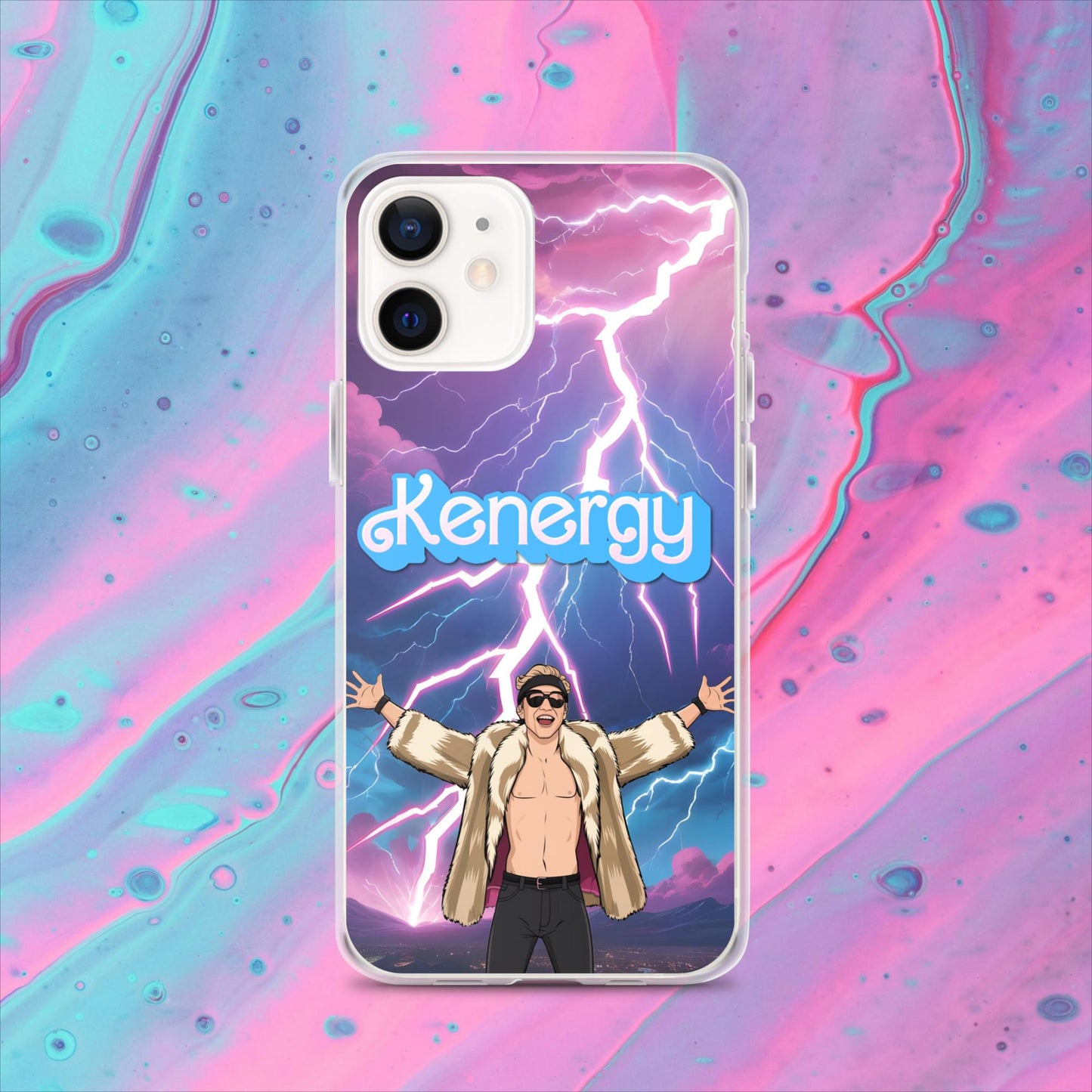 Kenergy Barbie Ryan Gosling Ken Clear Case for iPhone iPhone 12 Mobile Phone Cases Barbie Celebrities Ken Kenergy Movies Ryan Gosling Next Cult Brand