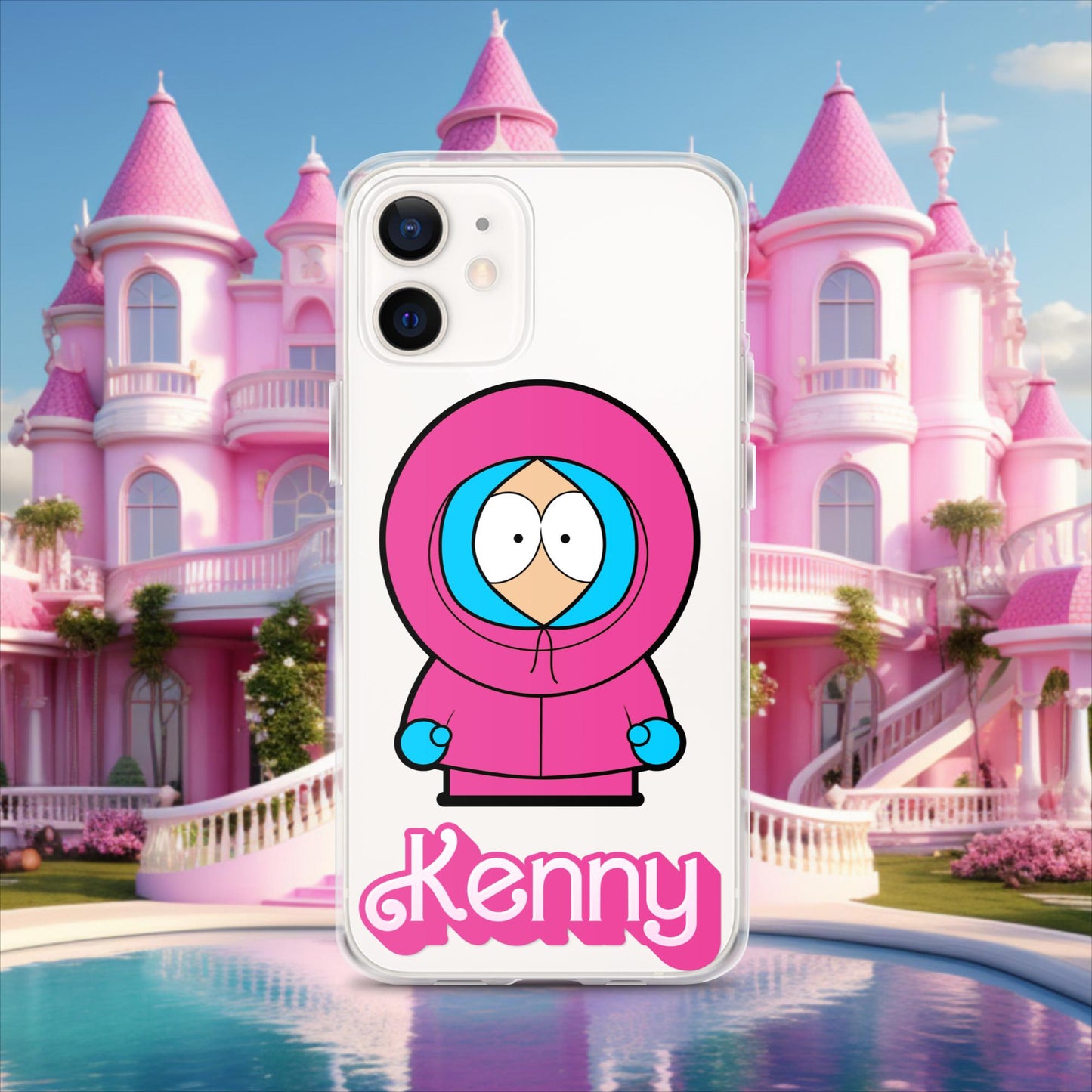 Kenny McCormick Ken Ryan Gosling Barbie South Park Kenny Clear Case for iPhone iPhone 12 Mobile Phone Cases Barbie Ken Kenny Movies South Park TV Shows Next Cult Brand