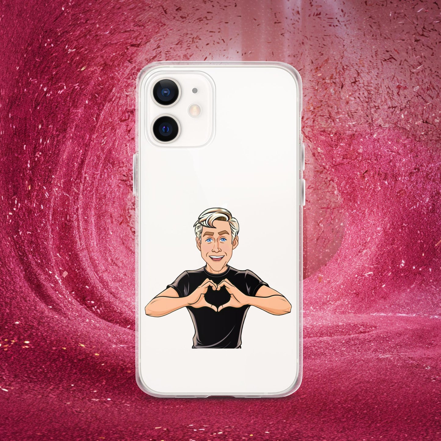 I Love Ryan Gosling Ken Barbie Movie I am Kenough Clear Case for iPhone iPhone 12 Mobile Phone Cases Barbie Celebrities Ken Movies Ryan Gosling Next Cult Brand