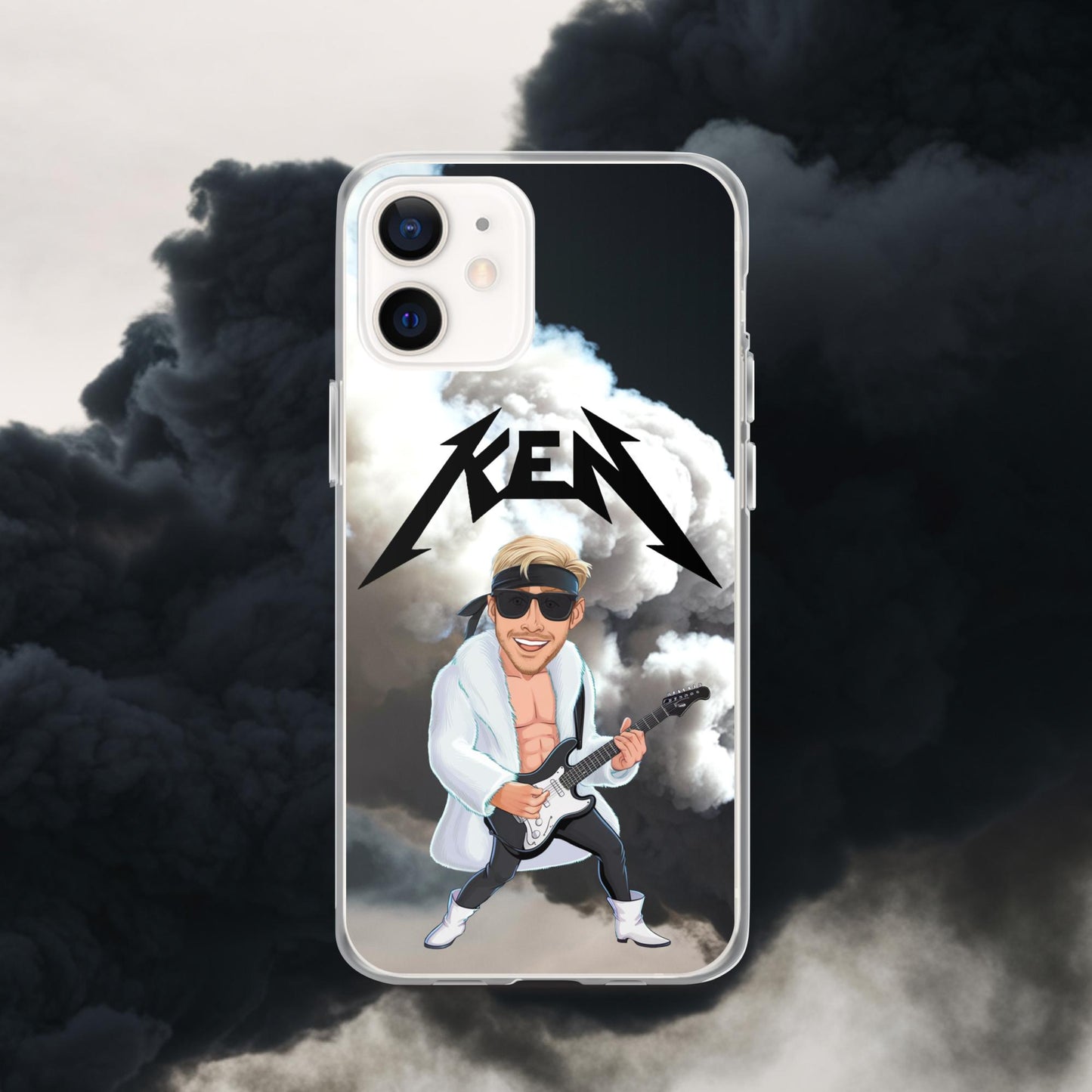 Rockstar Ken Barbie Movie Ryan Gosling Clear Case for iPhone iPhone 12 Mobile Phone Cases Barbie Celebrities Ken Movies Ryan Gosling Next Cult Brand