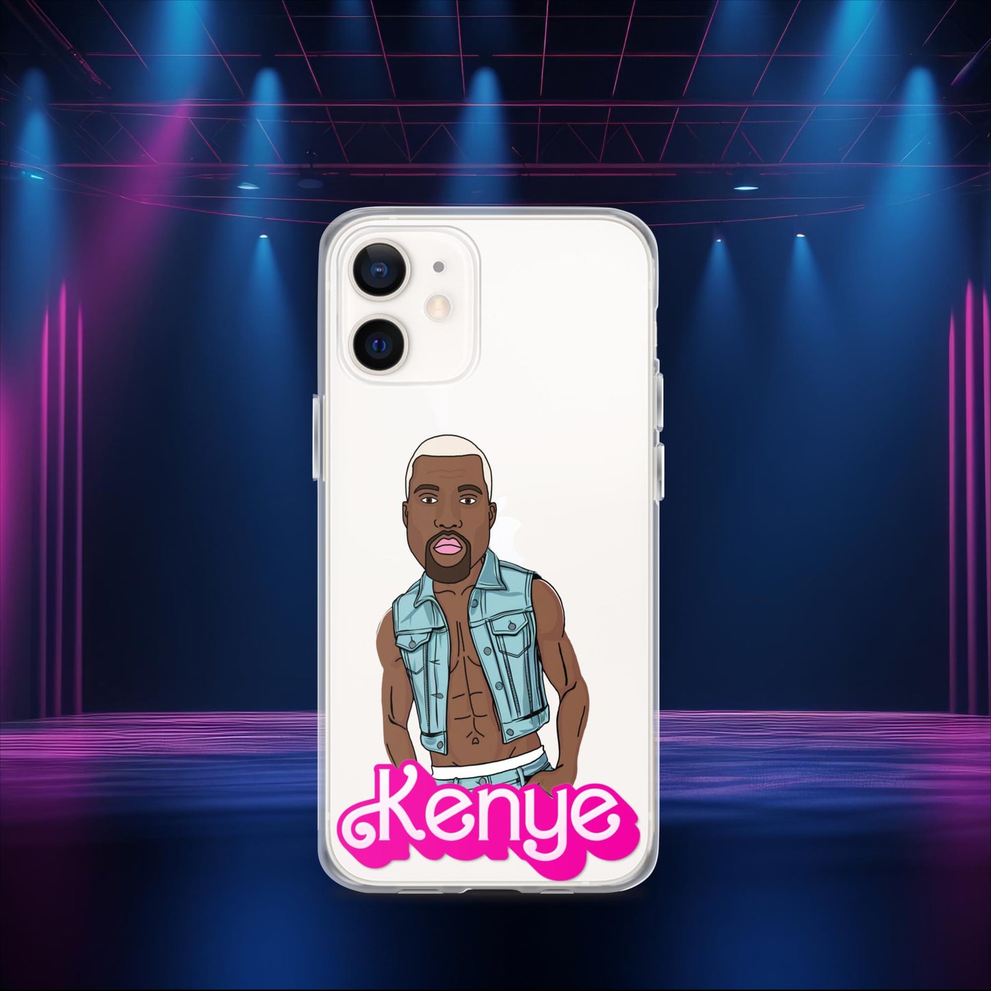 Kenye Barbie Ken Ryan Gosling Kanye West Clear Case for iPhone iPhone 12 mini Mobile Phone Cases Barbie Kanye West Ken Movies Music Next Cult Brand