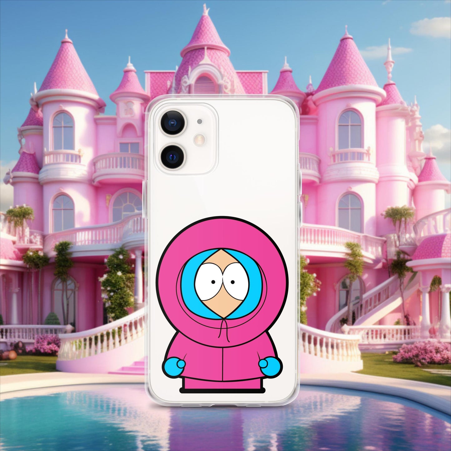 Kenny McCormick Ken Ryan Gosling Barbie South Park Kenny Clear Case for iPhone iPhone 12 mini Mobile Phone Cases Barbie Ken Kenny Movies South Park TV Shows Next Cult Brand