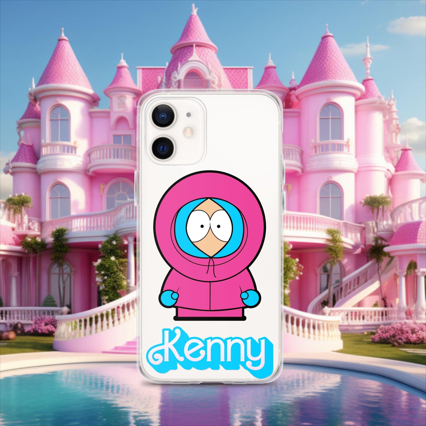 Kenny McCormick Ken Ryan Gosling Barbie South Park Kenny Clear Case for iPhone iPhone 12 mini Mobile Phone Cases Barbie Ken Kenny Movies South Park TV Shows Next Cult Brand